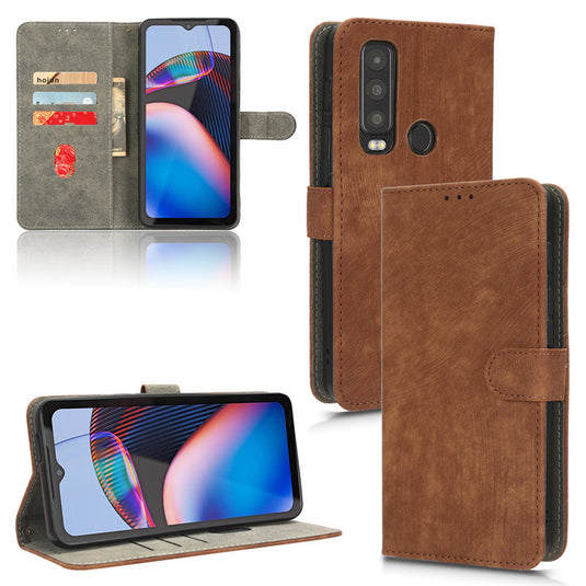 [With Card Solt] Motorola Moto Defy 2 - Flip Folio Case with Card Holders Leather Wallet Case - Polar Tech Australia