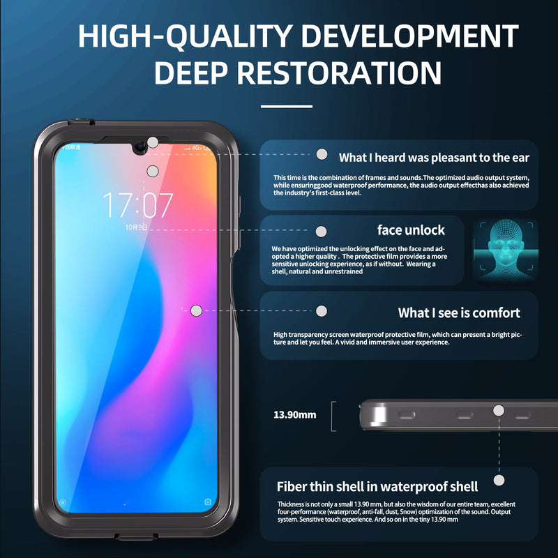 Cargue la imagen en el visor de la galería, [A-Series] Motorola Moto G 5G (2024) - Redpepper Full Covered Waterproof Heavy Duty Tough Armor Case - Polar Tech Australia
