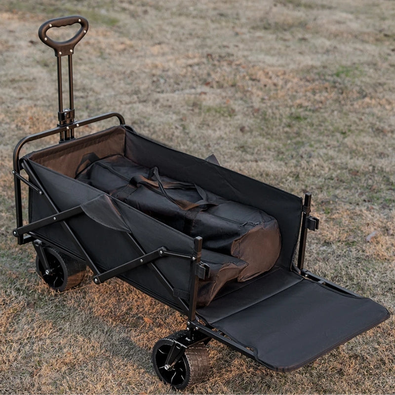 Chargez l&#39;image dans la visionneuse de la galerie, Extender Folding Cart Outdoor Extra Long Utility Large Capacity Wagon Cart Camping Picnic Trolley Beach Collapse Folding Cart - Polar Tech Australia
