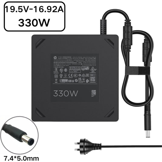 [19.5V-16.92A/330W][7.4x5.0] HP OMEN X 17 Gaming Laptop AC Power Supply Adapter Charger - Polar Tech Australia