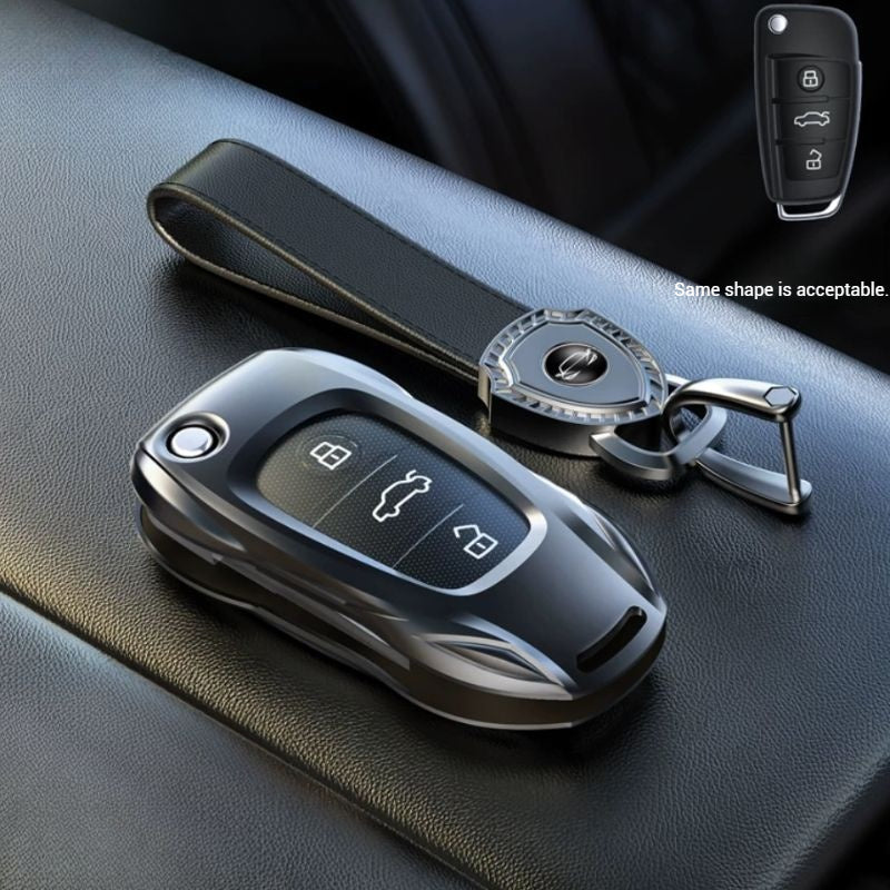 Cargue la imagen en el visor de la galería, Audi Zinc Alloy Silicone Car Key Fob Case Cover For A3 For A4, A5, Q3, Q7, Audi TT - i-Station Mobile Phone &amp; Electronic Device Repair and Accessories
