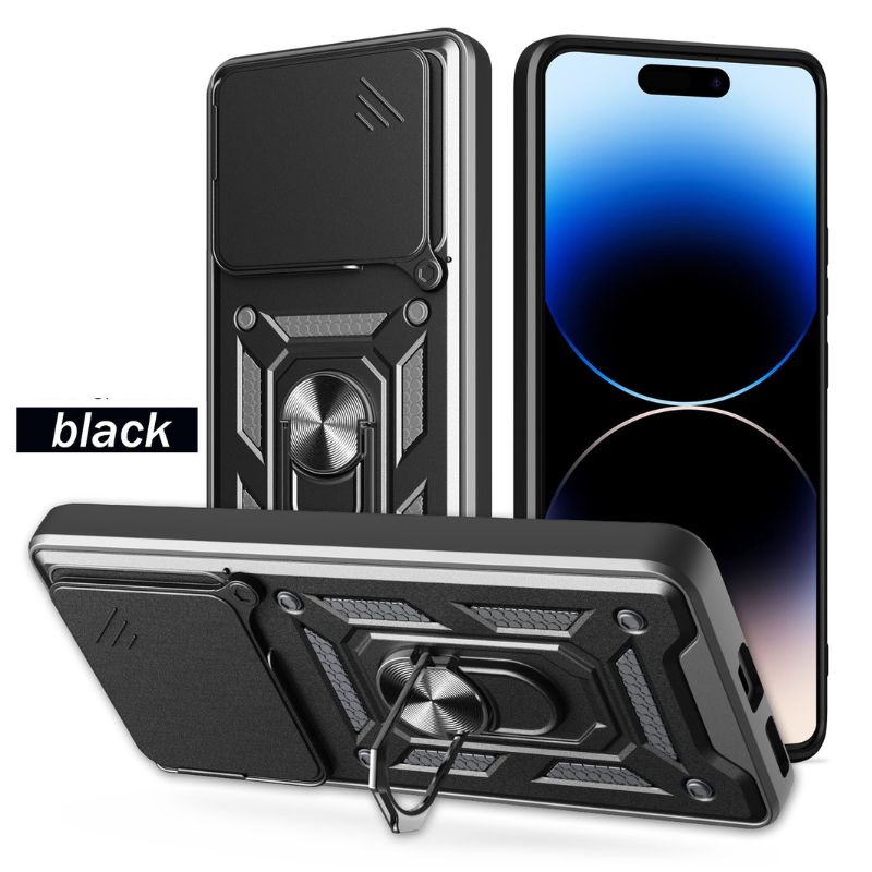 Chargez l&#39;image dans la visionneuse de la galerie, [Built-in Metal Kickstand][With Lens Cover] Nothing Phone (3a)/Pro Full-Cover Shockproof Protective Case - Polar Tech Australia
