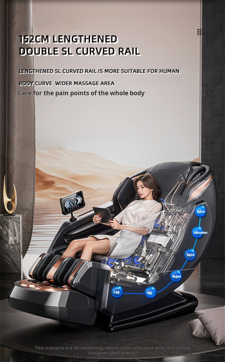 Cargue la imagen en el visor de la galería, [M8 Max][Voice Control][AI Version] Luxury iMassage 9D Full-body Multi-function Zero-Gravity Large Massage Chair
