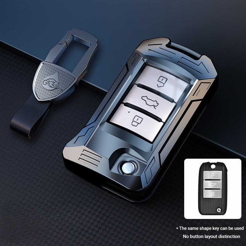 Cargue la imagen en el visor de la galería, Roewe Mecha Series Zinc Alloy Car Key Fob Case Cover For  RX3, RX5, RX5 Plus, RX5 Max, ERX5, D7, iMAX8, i6, Ei6
