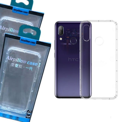 HTC U19e AirPillow Cushion Clear Transparent Back Cover Case - Polar Tech Australia