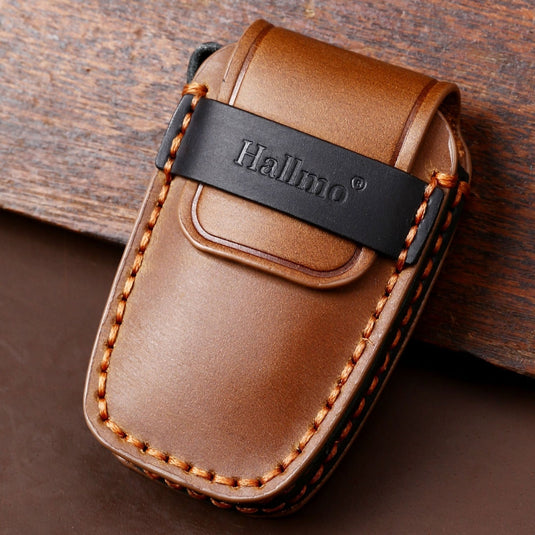 Toyota Handcrafted Genuine Leather Car Key Fob Protective Case Cover For Camry, C-HR, Corolla, RAV4, Avalon, Land Cruiser, Prado, Prius - Polar Tech Australia