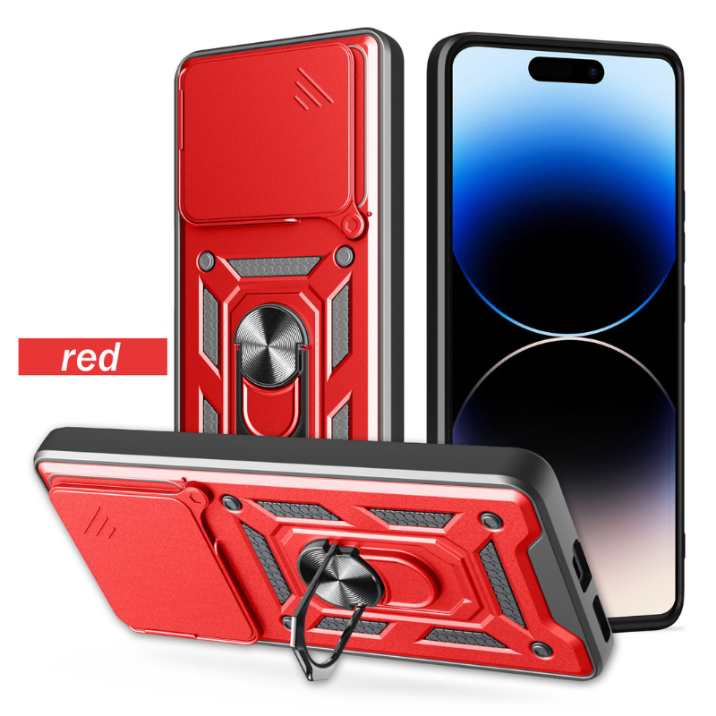 Chargez l&#39;image dans la visionneuse de la galerie, [Built-in Metal Kickstand][With Lens Cover] Nothing Phone (3a)/Pro Full-Cover Shockproof Protective Case - Polar Tech Australia
