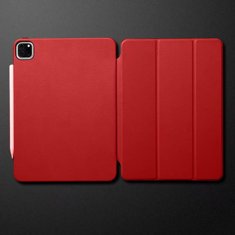 Chargez l&#39;image dans la visionneuse de la galerie, Apple iPad Pro 11-inch 4th Gen (2022) Genuine Leather Full-protection Shockproof Case - Polar Tech Australia
