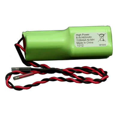 [1BT3032] RISCO Lumin8 BUS Siren and Strobe 8.4VDC Backup Battery With 150mm Cable and Connector - Polar Tech Australia