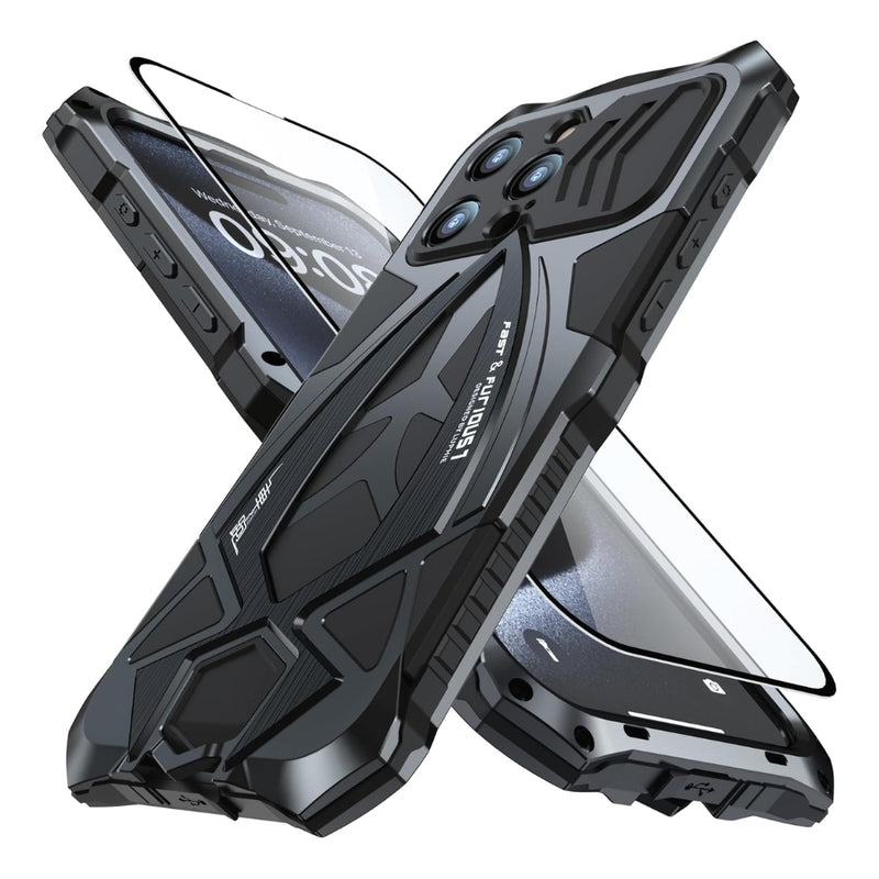 Chargez l&#39;image dans la visionneuse de la galerie, [Military-Grade Protection] [Metal Frame Bumper] Apple iPhone 16 / 16 Plus / 16 Pro / 16 Pro Max - Heavy Duty Shockproof Series Phone Case - Polar Tech Australia
