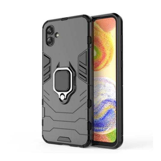 Samsung Galaxy A04 (SM-A045) - Heavy Duty Armor Case With Ring Holder Stand