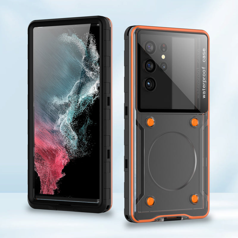 Cargue la imagen en el visor de la galería, [Shellbox Pro][Up to 6.9 inch] - Universal Redpepper Full Covered Waterproof Heavy Duty Tough Armor Case - Polar Tech Australia
