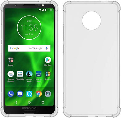 Motorola Moto G6 - AirPillow Cushion Transparent Soft Clear TPU Four Corners Protective Case - Polar Tech Australia