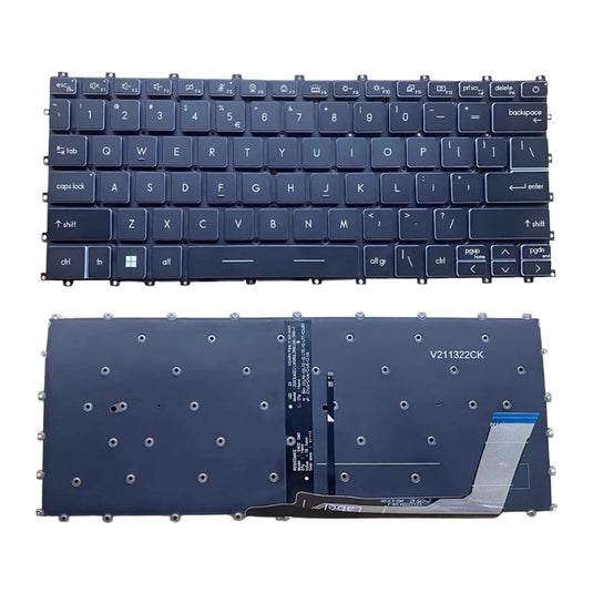 MSI Modern 14 C11M C12M MS-14J1 MS-14J3 Series - Laptop Keyboard With Backlit US layout