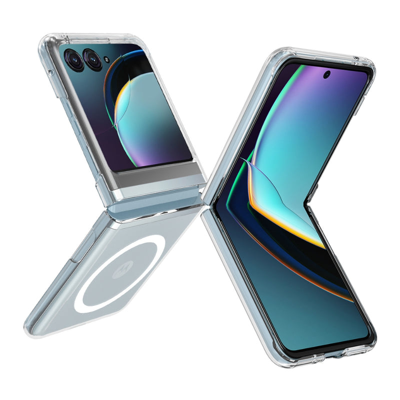 Load image into Gallery viewer, Motorola Moto Razr 40 - Scratchproof PC Transparent MagSafe Phone Case - Polar Tech Australia
