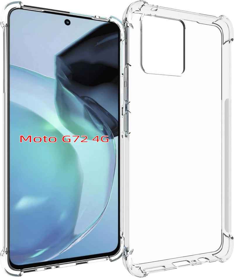 Load image into Gallery viewer, Motorola Moto G72 - AirPillow Cushion Transparent Soft Clear TPU Four Corners Protective Case - Polar Tech Australia
