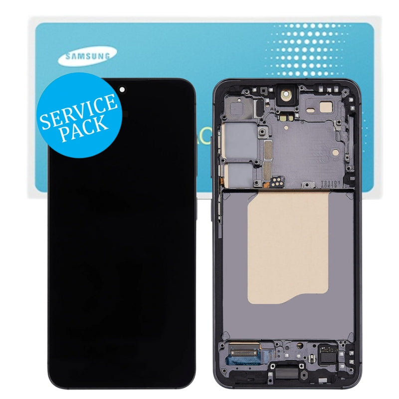 Cargue la imagen en el visor de la galería, [Samsung Service Pack] Samsung Galaxy S25 5G (SM-S931B) OLED LCD Touch Digitizer Screen Assembly With Frame
