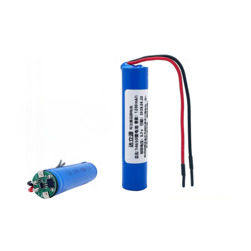 Load image into Gallery viewer, [With Connector] 14650 1200mAh 3.7V Rechargeable Li-Ion Battery
