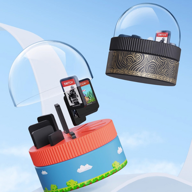 Switch Rotating Game Card Storage Tower - Polar Tech Australia