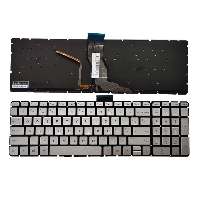 Chargez l&#39;image dans la visionneuse de la galerie, HP 15-AB500 15-AB000 15-AB100 15-AB525 15-AB066 15-AB200 17-G119D Series - Laptop Keyboard With Back Light US Layout - Polar Tech Australia
