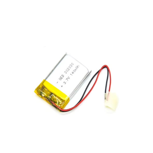 [PH2.0-JST Connector][302030] Universal 120mAh 3.7V Rechargeable Li-Ion Lithium Polymer Battery