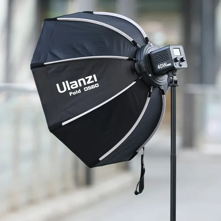 Load image into Gallery viewer, Ulanzi 40cm / 60cm Quick Release Octagonal Softbox with Mini Bowens Mount
