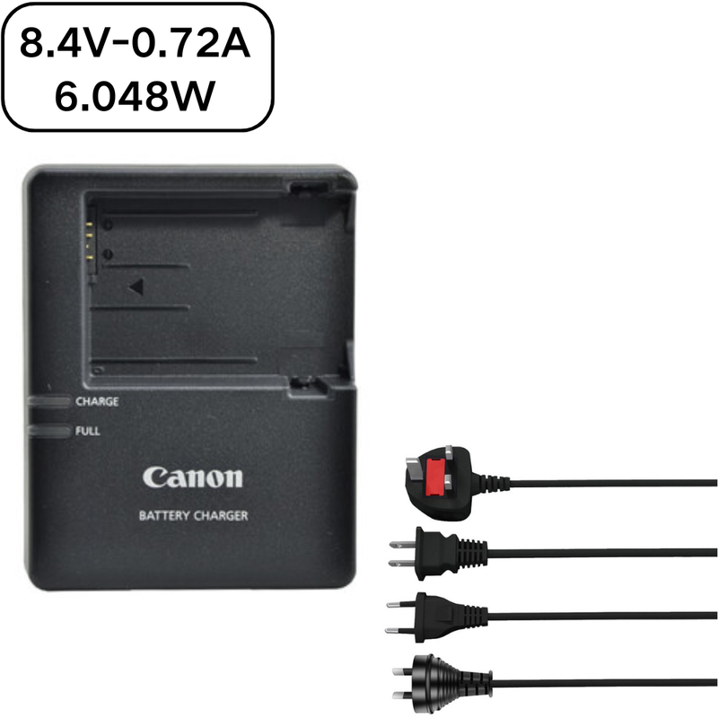 Cargue la imagen en el visor de la galería, [LC-E8C][8.4V-0.72A]  Canon LP-E8 Battery / EOS 700D 600D 650D 550D Series - Camera Charger Power Supply Adapter
