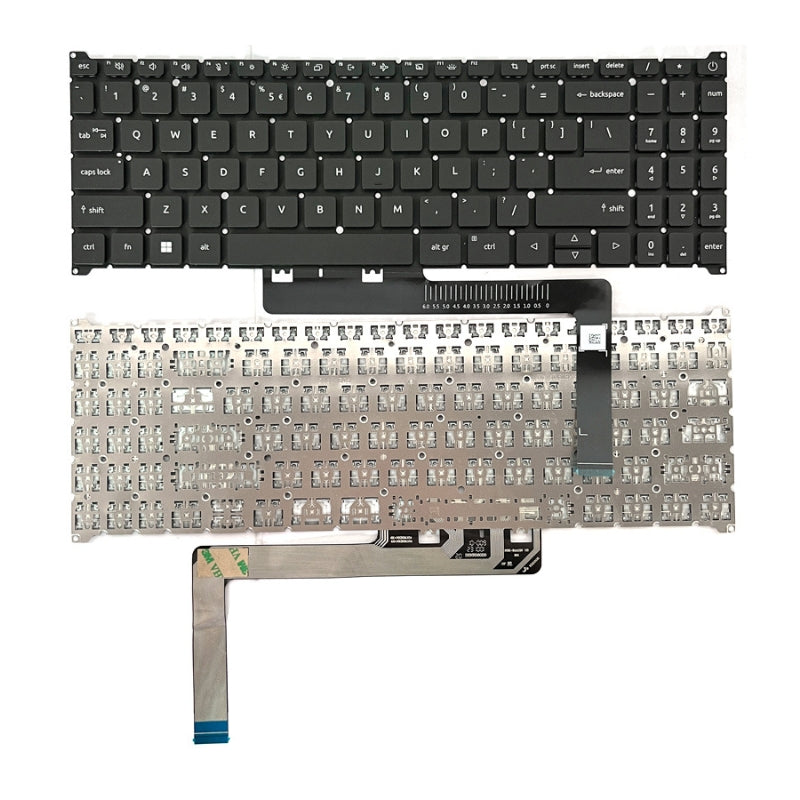 Chargez l&#39;image dans la visionneuse de la galerie, Acer Aspire 3 A315-59 / Aspire 5 A515-57 A515-57t N22C6 Series - Laptop Keyboard With Backlit US Layout
