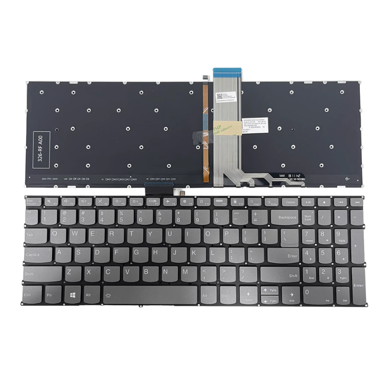 Chargez l&#39;image dans la visionneuse de la galerie, Lenovo IdeaPad 3-15ADA6 3-15ALC6 3-15ABA7 3-15ITL6 3-15IAU7 Series - Laptop Keyboard With Backlit US Layout
