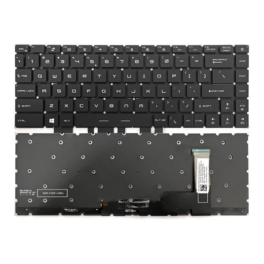 MSI GS66 Stealth GE66 Raider GP66 & Stealth 15M MS-1541 MS-1551 MS-1562 MS-1563 MS-1571 Series - Laptop Keyboard With Backlit US Layout