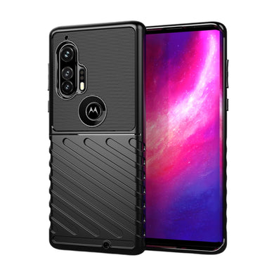 Motorola Moto Edge Plus 2020 - Thunder Series Twill Texture Thickened Anti-fall Protection TPU Case - Polar Tech Australia