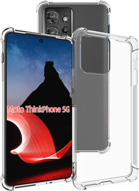Motorola Moto ThinkPhone - AirPillow Cushion Transparent Soft Clear TPU Four Corners Protective Case - Polar Tech Australia
