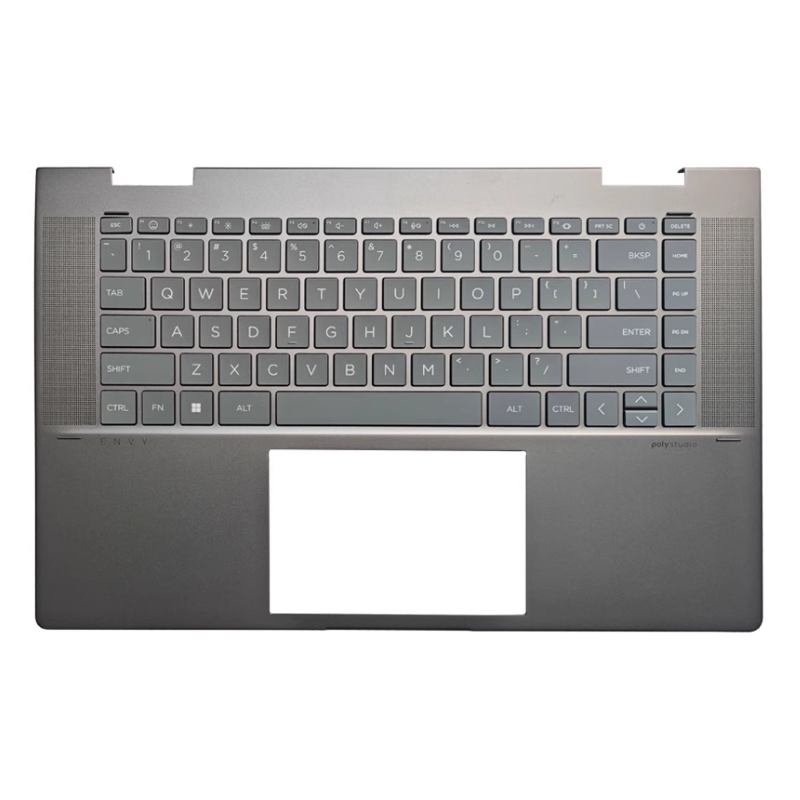 Cargue la imagen en el visor de la galería, HP Envy X360 15-FE 15T-FE 15-FH 2-in-1 TPN-C165 TPN-C166 Series - Laptop Palmrest Cover With Keyboard US Layout
