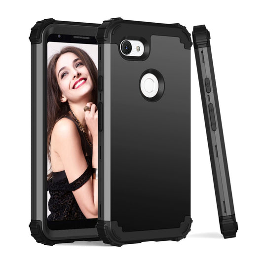 Google Pixel 3A - Silicone Hybrid PC Shockproof Phone Case