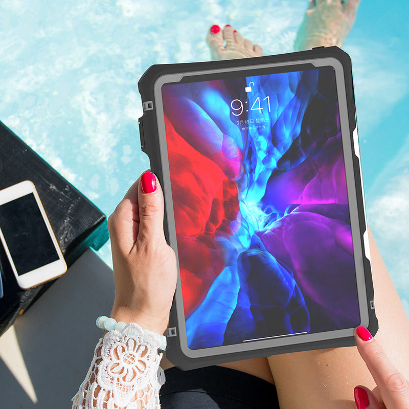 Chargez l&#39;image dans la visionneuse de la galerie, Apple iPad Pro 11&quot; 2020 &amp; 2021 &amp; 2022 Version Shellbox Waterproof Heavy Duty Lifeproof Style Case - Polar Tech Australia
