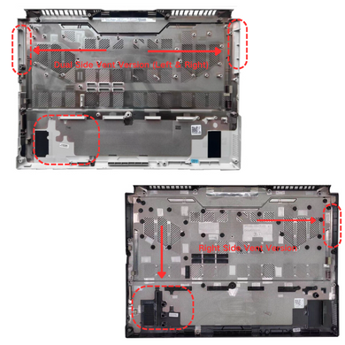 Asus TUF Gaming 3 / 4 FA507 FX507 - Bottom Housing Frame Cover Case Replacement Parts - Polar Tech Australia