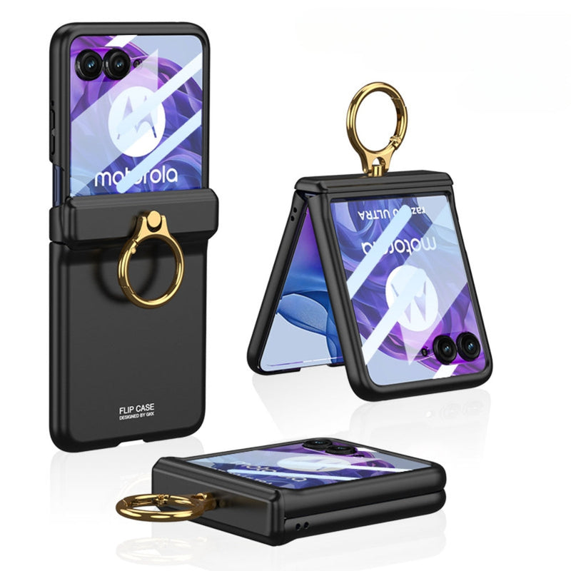Load image into Gallery viewer, [With Ring Stand] Motorola Razr 50/Ultra - Magnetic Hinge Shockproof Phone Case - Polar Tech Australia
