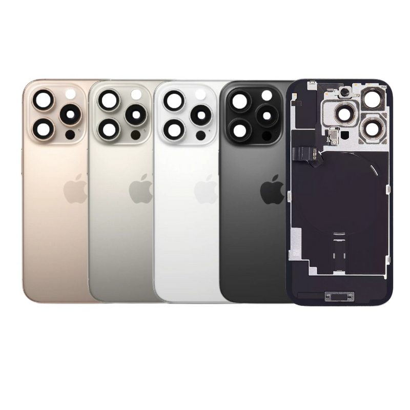 Load image into Gallery viewer, [Full Assembly] Apple iPhone 16 Pro Max - Back Glass With Steel Plate With Wireless NFC Charging MagSafe Magnet &amp; Flashlight Flex - Polar Tech Australia
