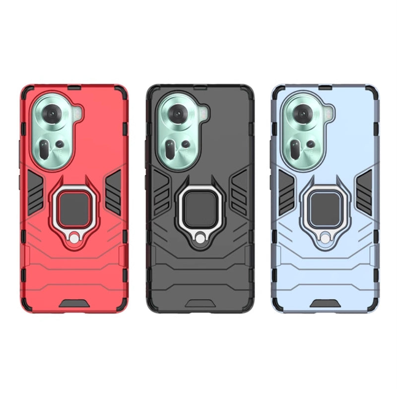 Load image into Gallery viewer, OPPO Reno11 5G (CPH2599) - Heavy Duty Armor Case With Ring Holder Stand - Polar Tech Australia
