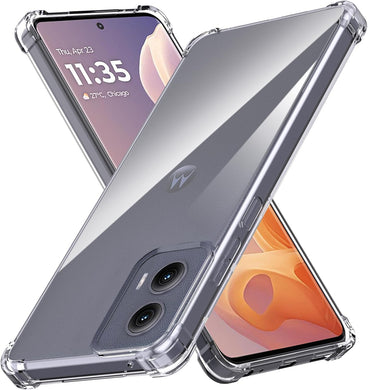 Motorola Moto G85 5G/S50 Neo - AirPillow Cushion Transparent Soft Clear TPU Four Corners Protective Case - Polar Tech Australia