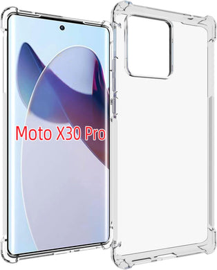 Motorola Moto Edge 30 Ultra - AirPillow Cushion Transparent Soft Clear TPU Four Corners Protective Case - Polar Tech Australia