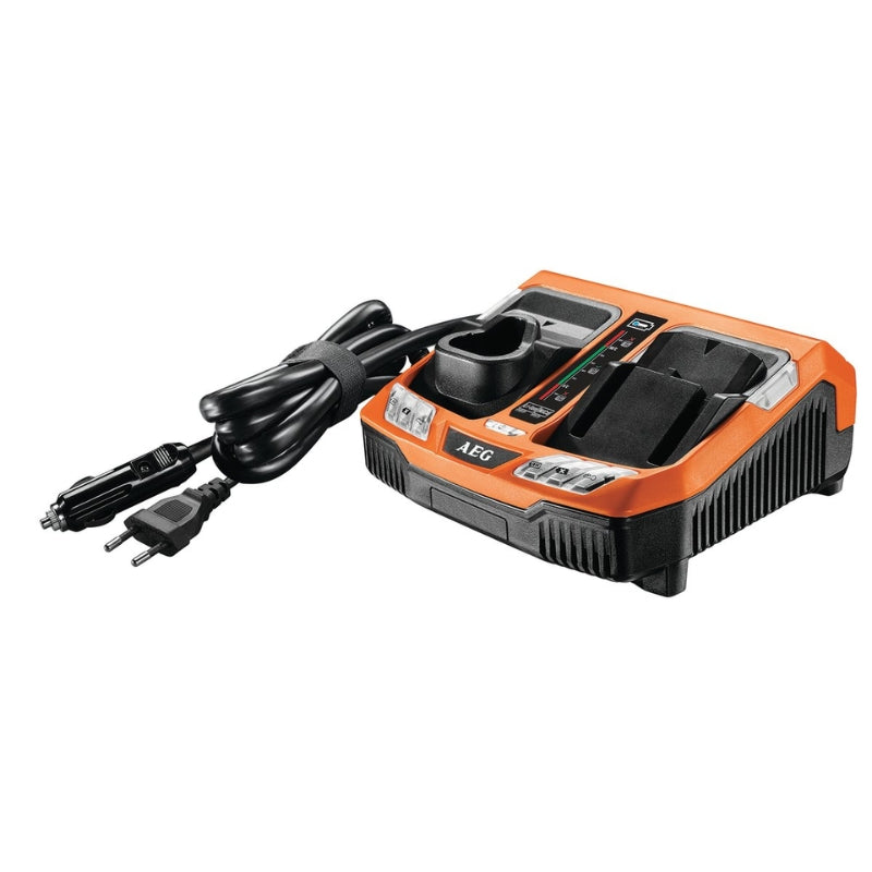 Cargue la imagen en el visor de la galería, [BLK1218] Genuine Original AEG Dual Port Fast Charger Electrical Tool Li-ion Battery - Replacement Charger - Polar Tech Australia
