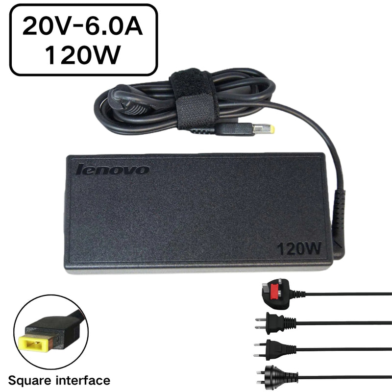 Chargez l&#39;image dans la visionneuse de la galerie, [20V-6.0A/120W][Yellow Square] Lenovo 3 SERIES 5 Series Desktop A Series all in ones AC Power Supply Adapter Charger - Polar Tech Australia
