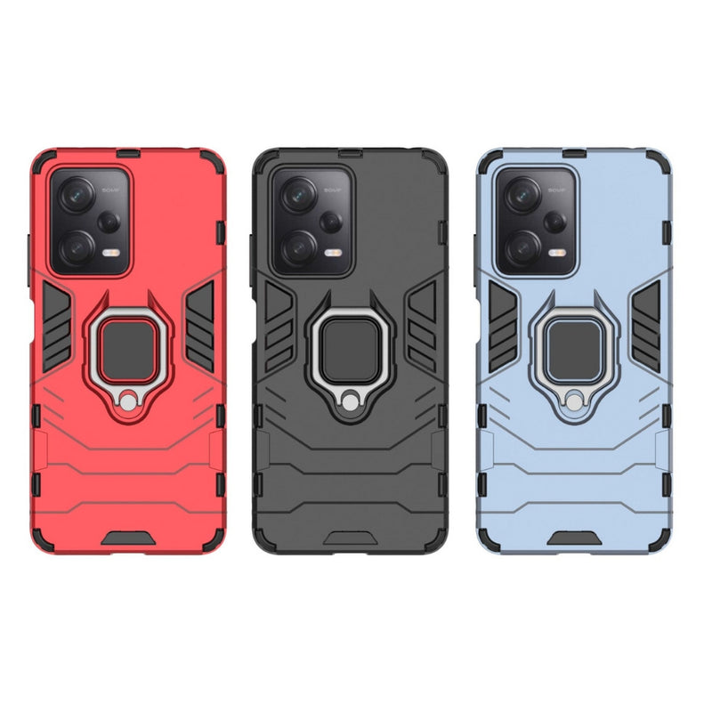 Chargez l&#39;image dans la visionneuse de la galerie, Xiaomi Redmi Note 12 Pro Plus - Heavy Duty Armor Case With Ring Holder Stand - Polar Tech Australia

