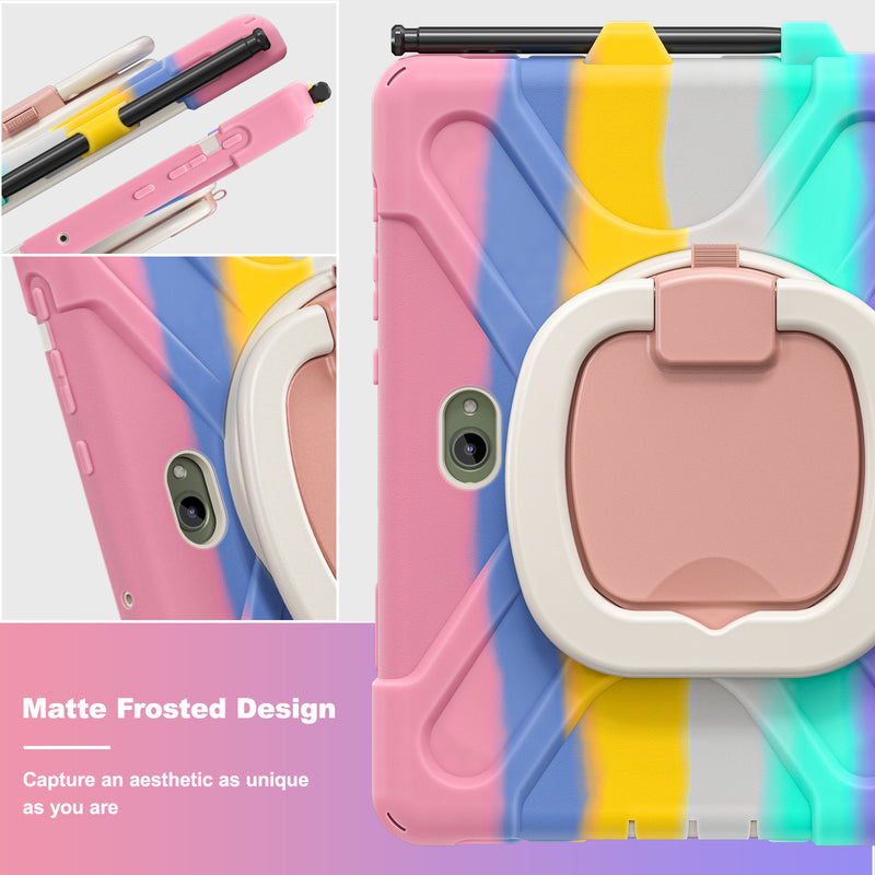 Chargez l&#39;image dans la visionneuse de la galerie, Samsung Galaxy Tab Active Pro / Active 4 Pro / Active 5 Pro Series - Heavy Duty 360 Degree Rotate Stand Hand Strap Case With Shoulder Strap - Polar Tech Australia
