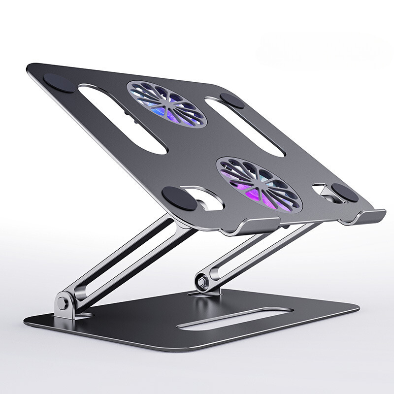 Chargez l&#39;image dans la visionneuse de la galerie, Height-Adjustable Laptop Cooling Pad with Quiet Fan - Perfect for Home or Office - Polar Tech Australia
