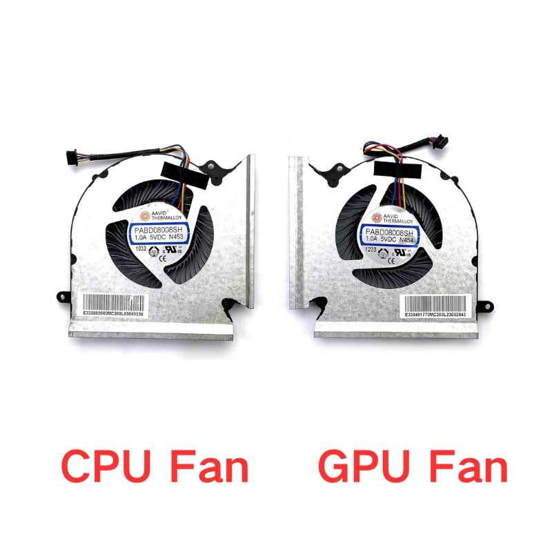 Cargue la imagen en el visor de la galería, MSI GE66 GP66 MS-1542 MS-1541 RTX 30 Series - Laptop CPU &amp; GPU Cooling Fan - Polar Tech Australia
