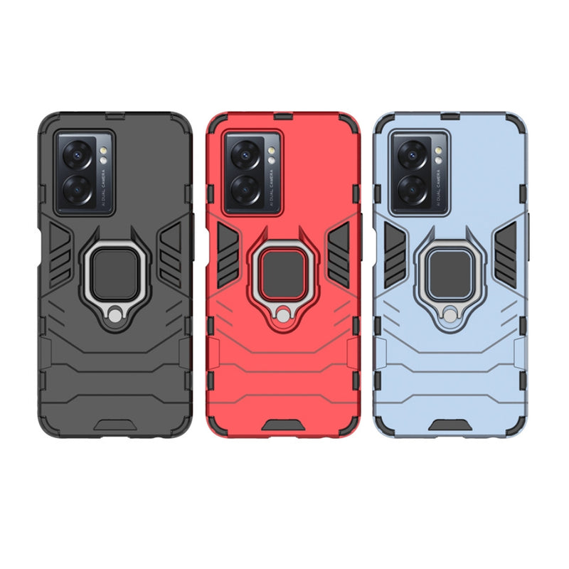 Load image into Gallery viewer, OPPO Reno7 Lite / Reno7 Z - Heavy Duty Armor Case With Ring Holder Stand - Polar Tech Australia
