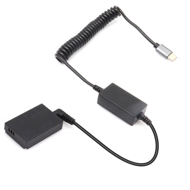 [LP-E12][Type-C] Canon EOS M2 M10 M50 M100 M200 100D - Cameras Spring Cable Dummy Battery - Polar Tech Australia