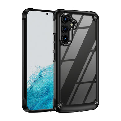 Samsung Galaxy A15 (SM-A155, SM-A156) - TPU+PC 2-in-1 Transparent Shockproof Phone Case